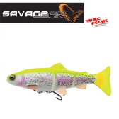 4D trout rattle shad 17 cm 80 g lemon trout savagear