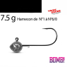 Sachet de 5 têtes plombées 7.5 g bomb