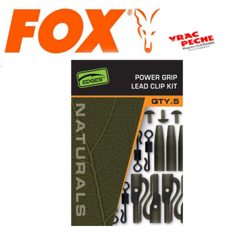 Naturals zig lead clip kit fox