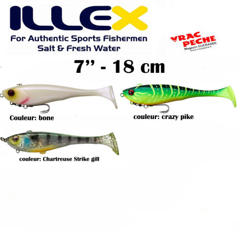 Leurre DUNKLE 5"  15 cm  illex