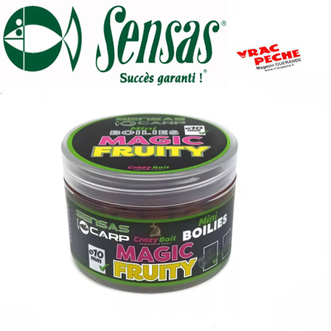 Mini boilies spicy crazy 10 mm sensas 80 g sensas