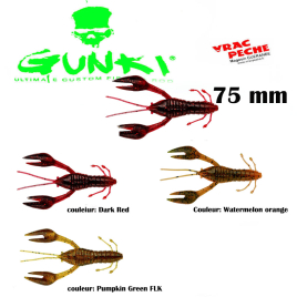 Leurres Hourra craw up 75 mm gunki