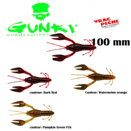 Leurres Hourra craw up 100 mm gunki