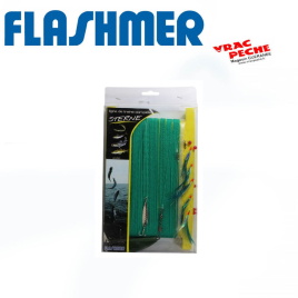 Ligne traine ecoline bateau maquereaux kit flashmer